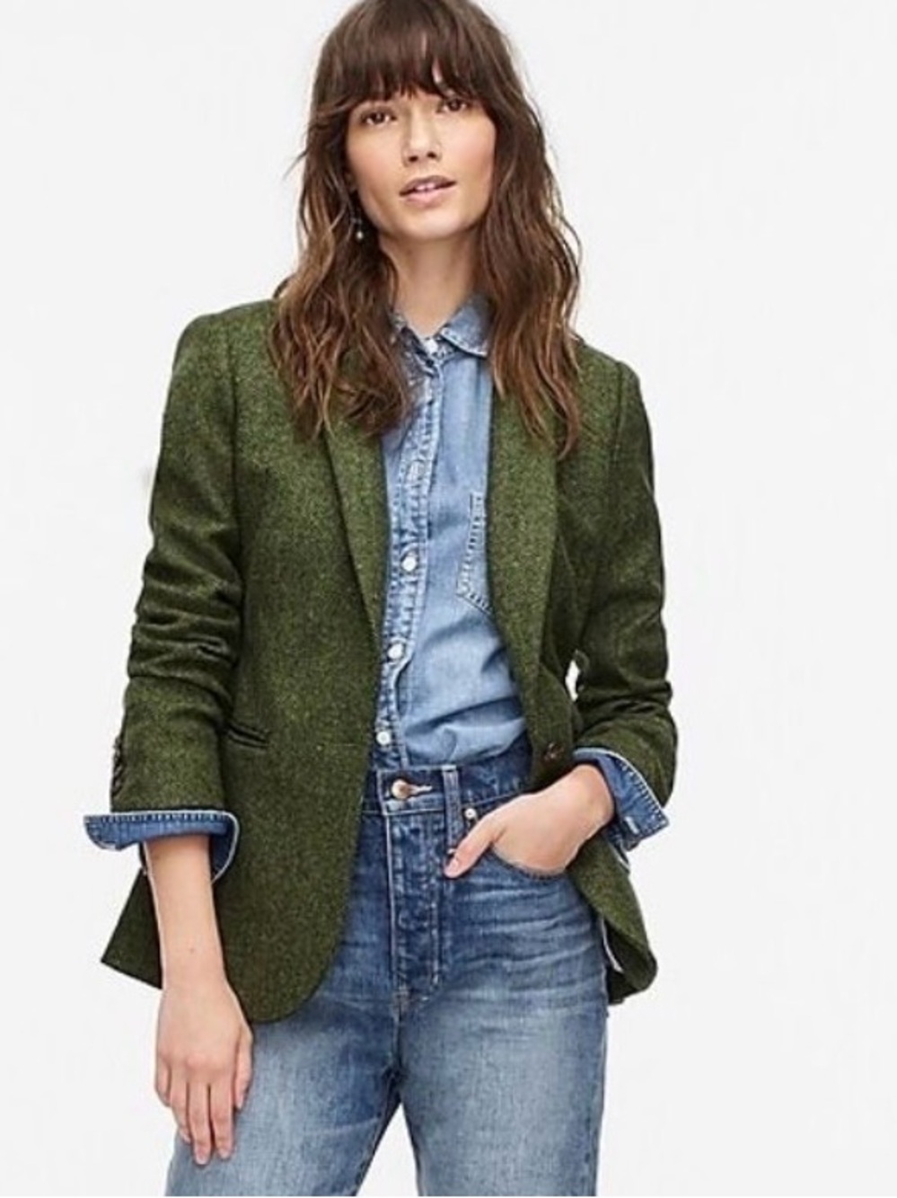J.Crew Parke Blazer in English Wool Herringbone Tweed 6